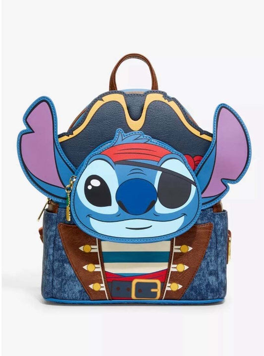 Loungefly Disney Lilo & Stitch Pirate Stitch Figural Mini Backpack